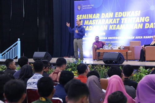 ASN di Jajaran Dinas Kominfo Kota Medan Ikuti Seminar dan Edukasi Tentang Kesadaran Keamanan Data Pribadi